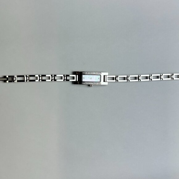 Gucci Diamond Watch Women Rectangular Stainless Steel Quartz Timepieces 3900L - Picture 3 of 14